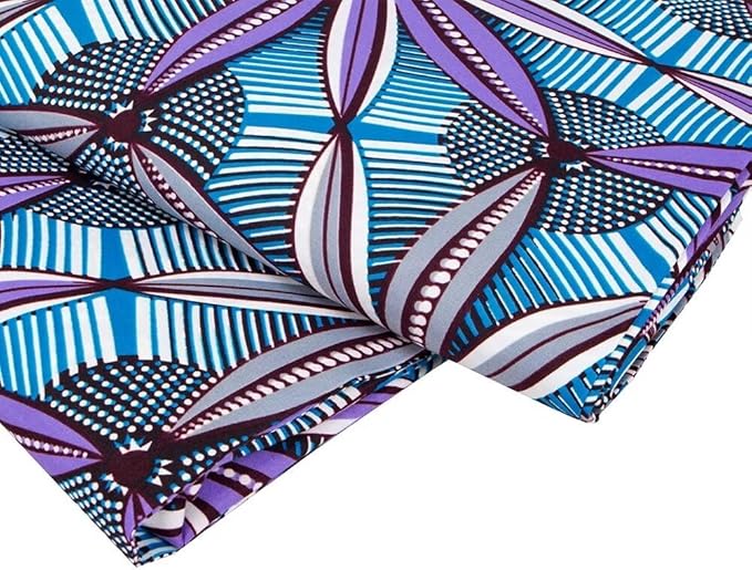 African Fabric 6 Yard Printed Wax Cloth African Ankara Fabric for Party Dress