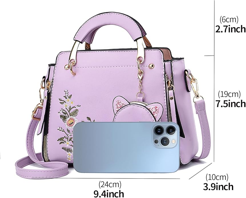 Xiaoyu Fashion Purses and Handbags for Women Ladies Crossbody Bags Top Handle Satchel Shoulder Bags Small Totes