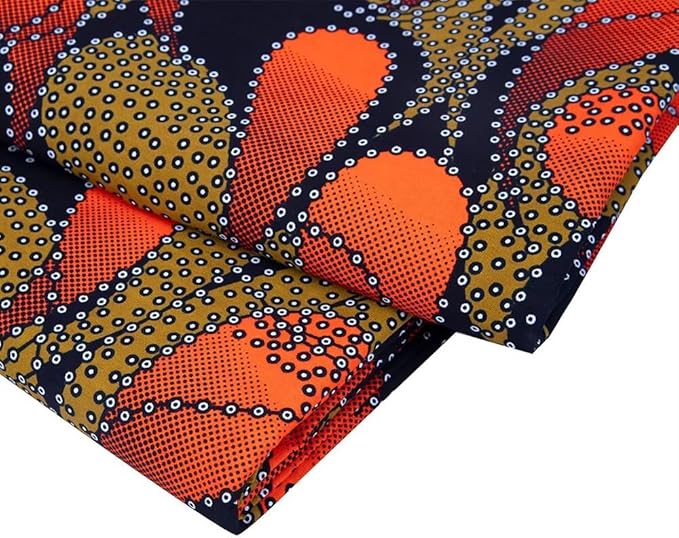 Africa Ankara Prints Wax 6 Yard Fabric African Fabric for Party Dress Craft DIY Sewing Textile Polyester Nigeria Tissu