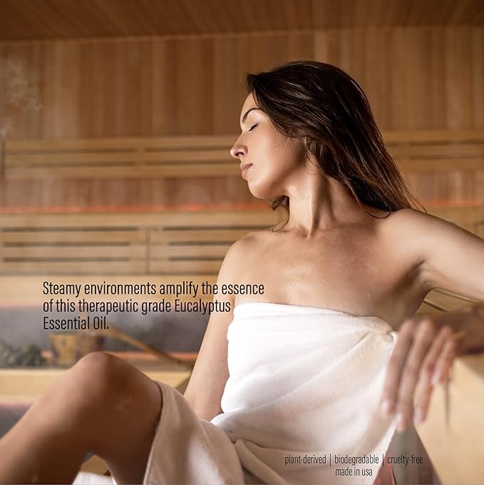 Pure Eucalyptus Oil Shower Mist and Steam Room Spray - Room Spray and Eucalyptus Spray for Shower - Premium Aromatherapy Eucalyptus Essential Oil Spray - 4 Ounce