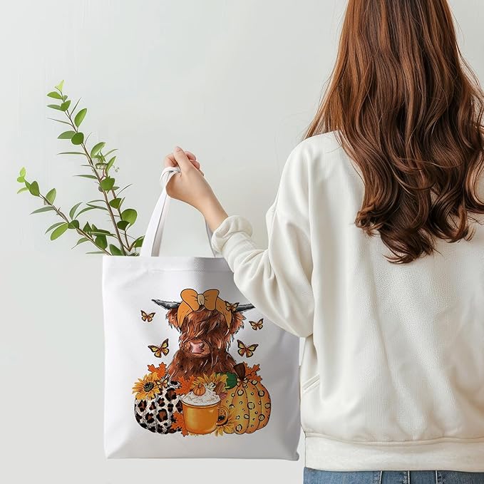 Halloween Tote Bag, Halloween Gifts for Women, Horror Tote Bag, Reusable Grocery Bags Shopping Bags