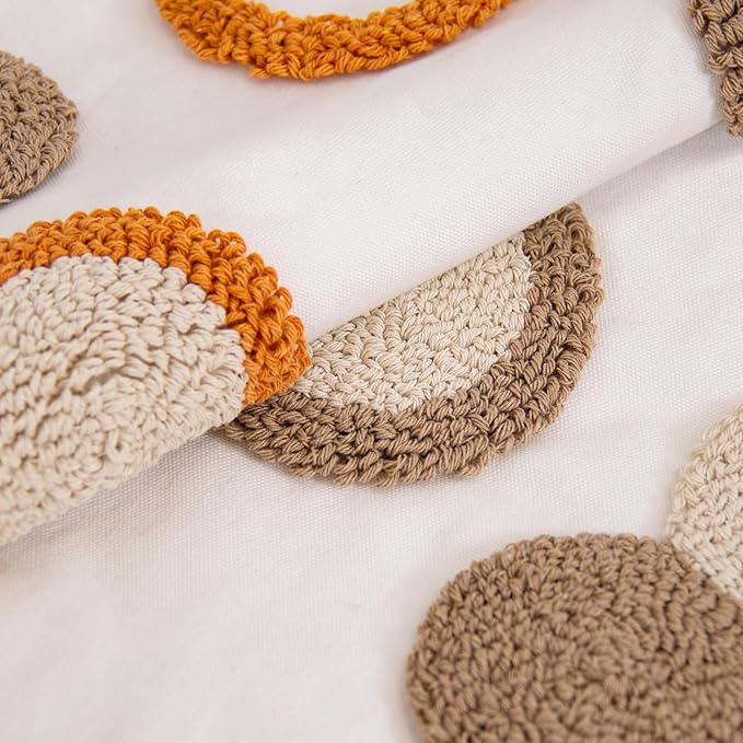 lifein 18x18 Pillow Covers-Throw Pillow Cover,Tufted Boho Jacquard Pillow Covers,Farmhouse Decorative Pillow Cover,Pillow Cases for Gift,Couch,Sofa,Bed,Chair,Living Room,Home Decor(18x18inch)