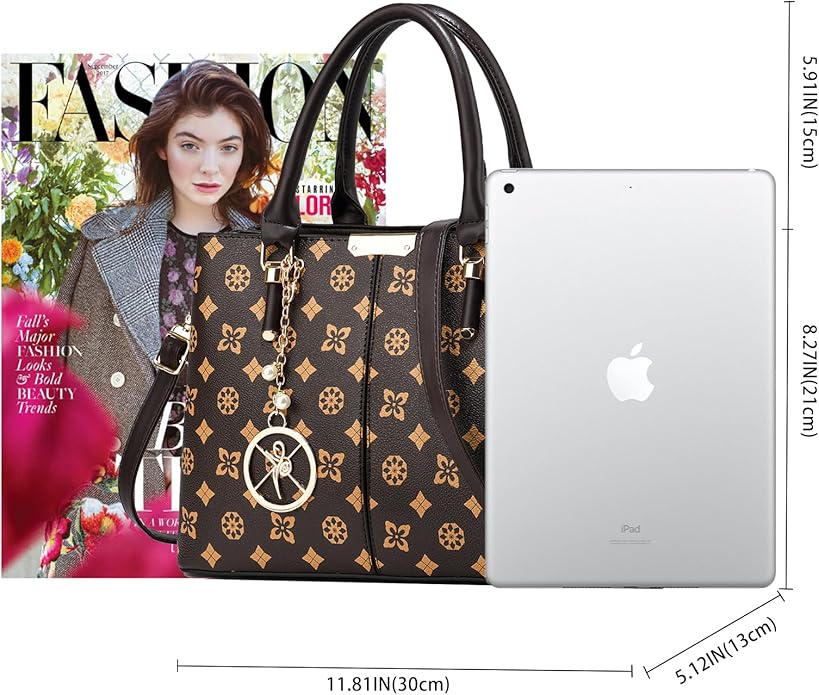 KURGOOL Women Purses and Handbags Top Handle Satchel Shoulder Bags Messenger Tote Bag for Ladie