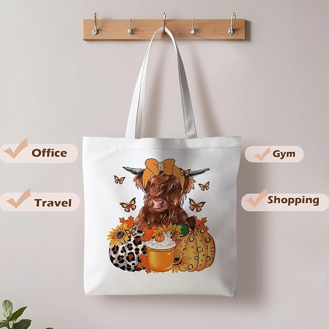 Halloween Tote Bag, Halloween Gifts for Women, Horror Tote Bag, Reusable Grocery Bags Shopping Bags