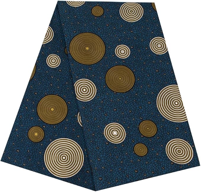 African Fabric Ankara Print Fabric 6 Yards for Party Dress A09