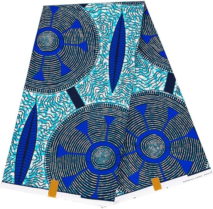 African Fabric 6 Yard Printed Wax Cloth African Ankara Fabric for Party Dress
