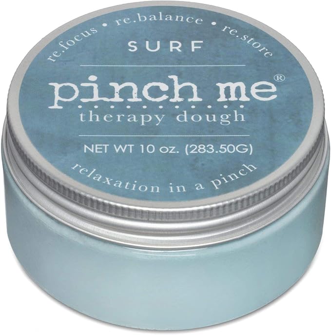 Pinch Me Therapy Dough - Holistic Aromatherapy Stress Relieving Putty - 10 Ounce Surf Scent