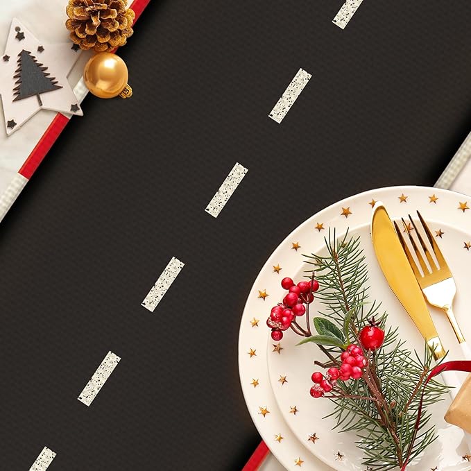 Race Track Table Runner Seasonal Spring Fall Kitchen Dining Linen Table Decoration for Indoor Outdoor Home Party Dinner 13x72 Inch