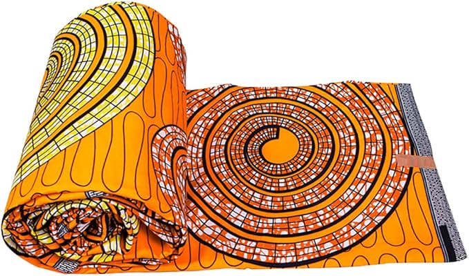 African Fabric 6 Yard Ankara Tribal Print Fabric for Party Dress A03