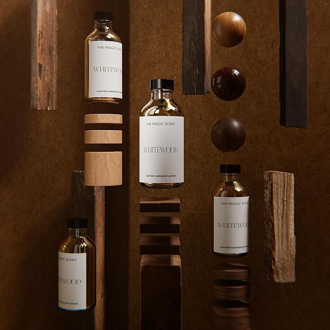 Whitewood Diffuser Oil - Hotel & Home Luxury Scents Inspired by 1 Hotel Miami, Compare to My Way Diffuser Oil Scents for Home, Designed for Use in All Diffusers - 8.5 fl oz, 250 mL