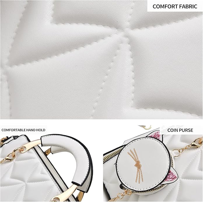 Xiaoyu Fashion Purses and Handbags for Women Ladies Crossbody Bags Top Handle Satchel Shoulder Bags Small Totes