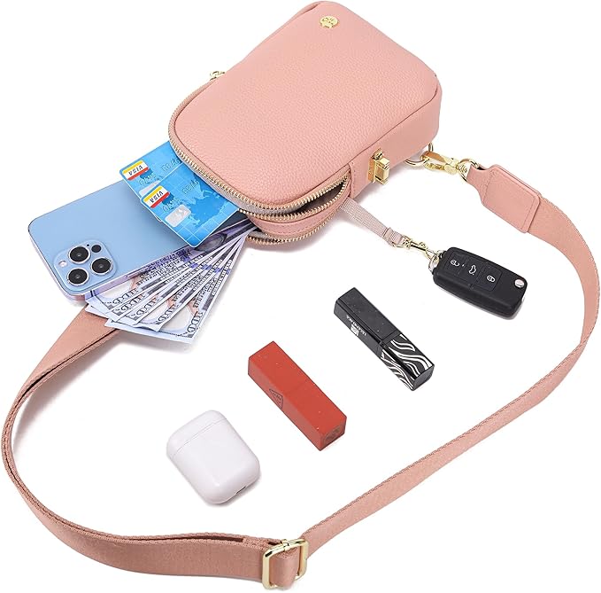 INICAT Travel Small Sling Bag Leather Crossbody Bags for Women Fanny Packs Cross Body Bag for Woman Cross Body Purses