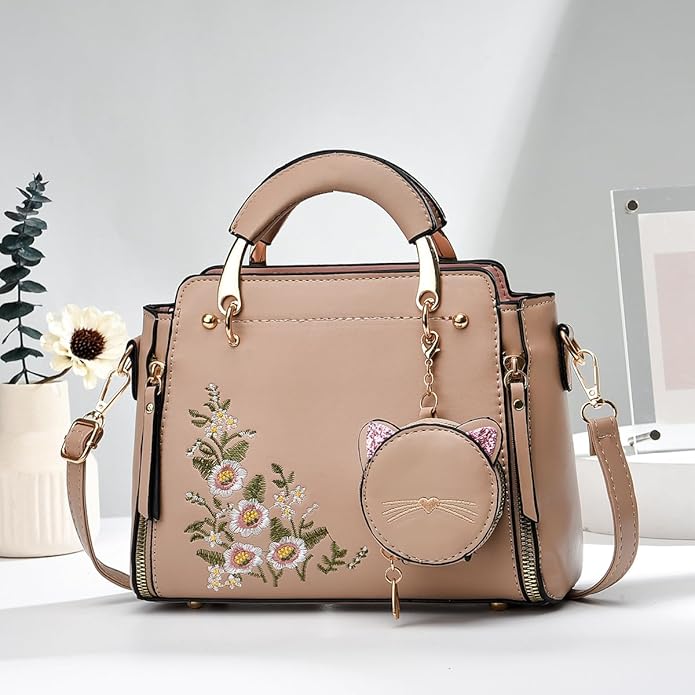 Xiaoyu Fashion Purses and Handbags for Women Ladies Crossbody Bags Top Handle Satchel Shoulder Bags Small Totes