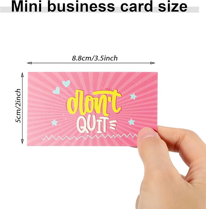 Outus 120 Pcs Motivational Encouragement Quote Cards, 30 Styles, Multicolor, 3.5 x 2 Inch (Greeting Cards)