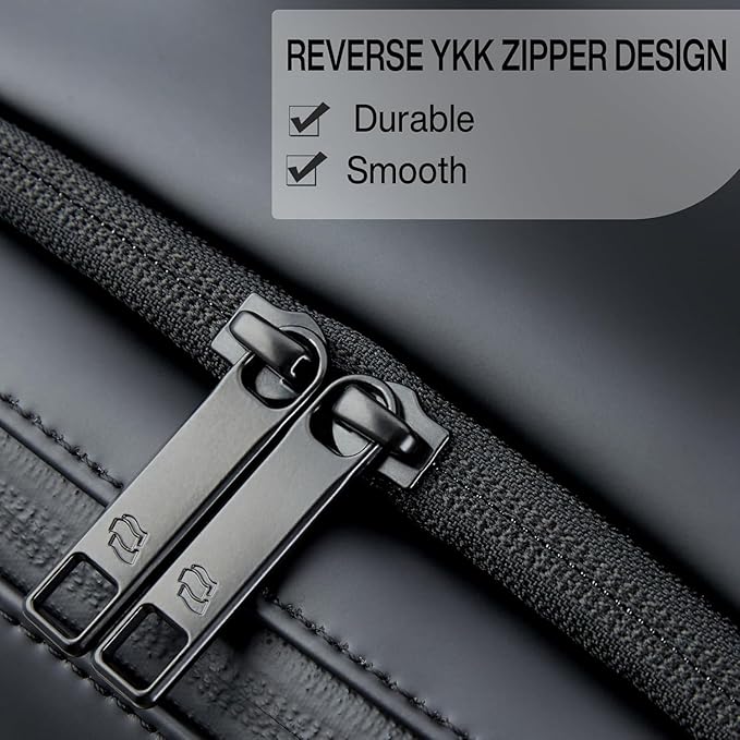 Hanke Carry on Backpack Travel Laptop Backpack for Men & Women, Durable Rucksack Weekender Bag Daypack(Graphite Black)