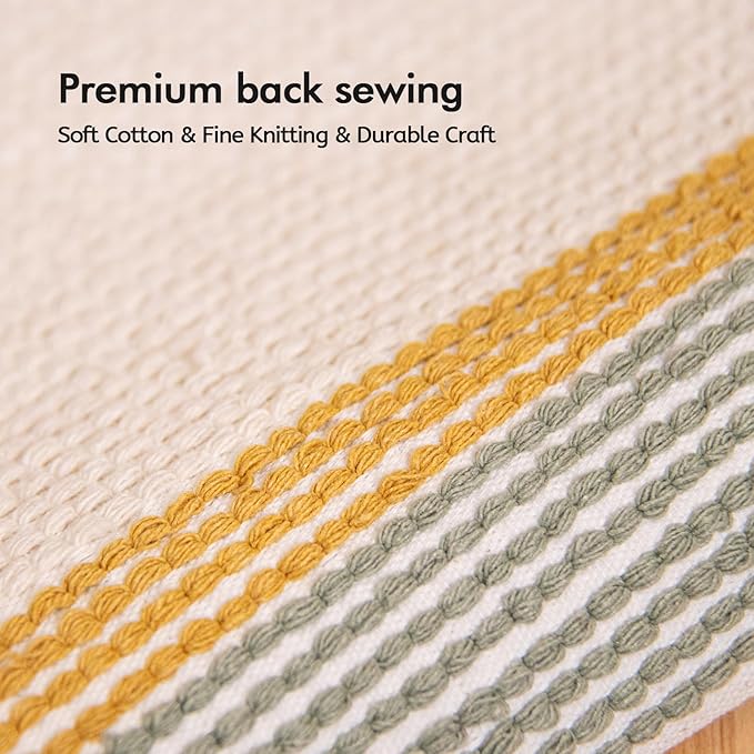 lifein 18x18 Pillow Covers-Throw Pillow Cover,Tufted Boho Jacquard Pillow Covers,Farmhouse Decorative Pillow Cover,Pillow Cases for Gift,Couch,Sofa,Bed,Chair,Living Room,Home Decor(18x18inch)