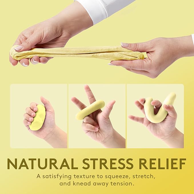 Special Supplies Scented Therapy Putty Dough - Infused with Pure Essential Oils for Aromatherapy and Meditation- Relaxation Gifts for Kids and Adults - Non-Stick (Citrus + Lemon (4.5 oz))