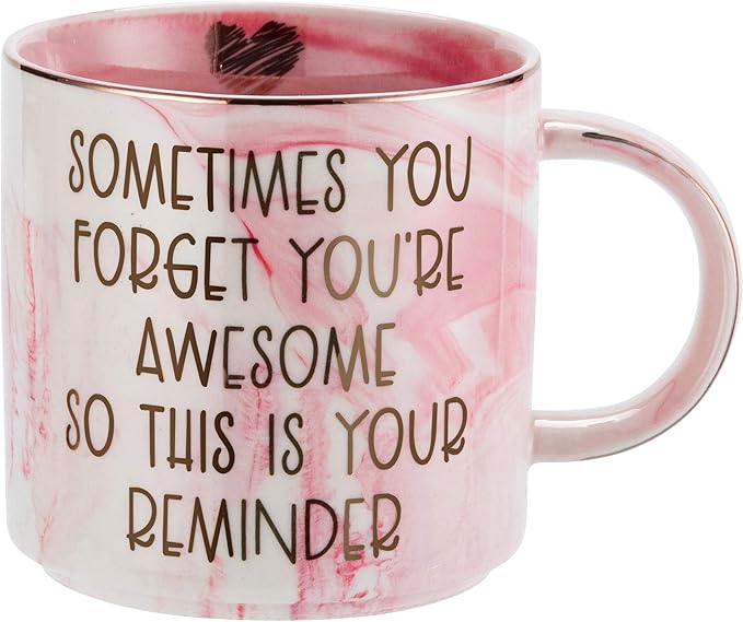 Thank You Gifts for Women - Funny Gifts Ideas for Friends, Coworkers, Boss, Employee, Mom, Mentor - Inspirational, Thoughtful, Birthday, Friendship, Graduation Presents for Her - Ceramic Coffee Cup