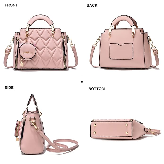 Xiaoyu Fashion Purses and Handbags for Women Ladies Crossbody Bags Top Handle Satchel Shoulder Bags Small Totes