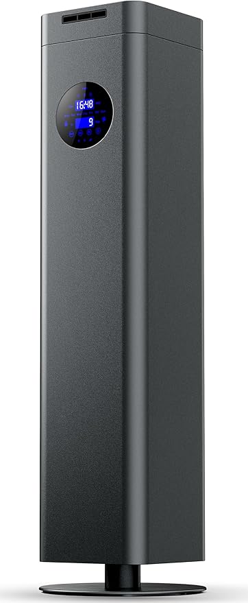 1500ml Scent Air Machine for Home, 4000 sq. ft Coverage Waterless Diffuser Essential Oil Diffuser Hotel Scent Diffuser Cold Air Nebulizer for Large Room Hotel Office (Deep Gray)