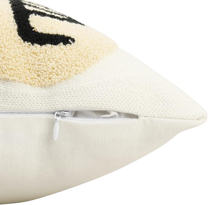 Merrycolor Boho Abstract Pillow Covers Colorful Woman Face Line Cute Pillow Cases Mid Century Aesthetic Modern Boho Pillows Decorative Throw Pillows for Bed Couch Living Room,1PC