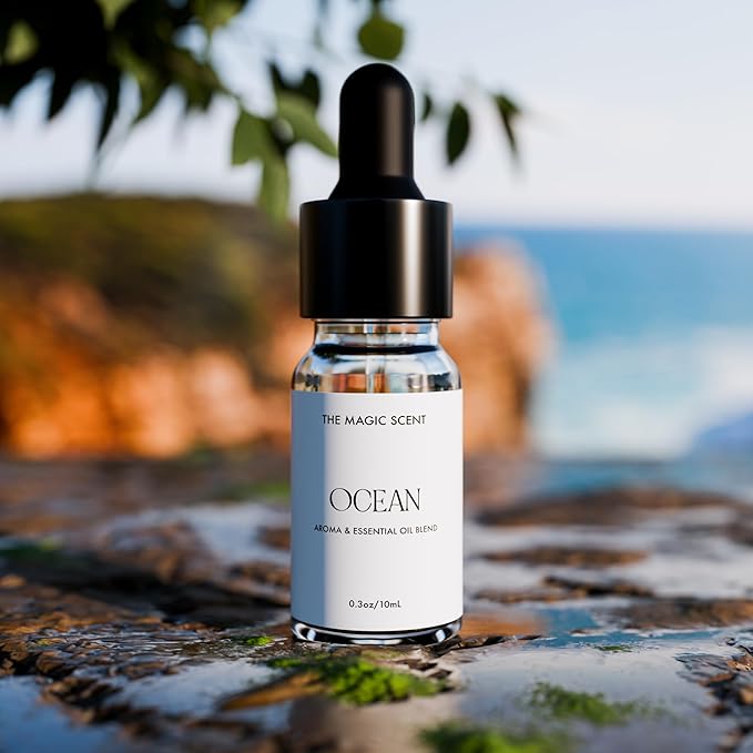 Ocean Diffuser Oil - Cold-Air & Ultrasonic Scented Oils for Diffuser Inspired by Bali - Essential Oils for Diffusers Aromatherapy - 0.34 Fl Oz, 10 ml