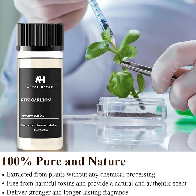 Essential Oil Aromatherapy Inspired by Luxury Hotels - Home Luxury Scent - Antal Hayat Diffuser Oil Scent - Diffuser Oil Blends for Aromatherapy (1.67 Fl Oz, Ritz Carlton)