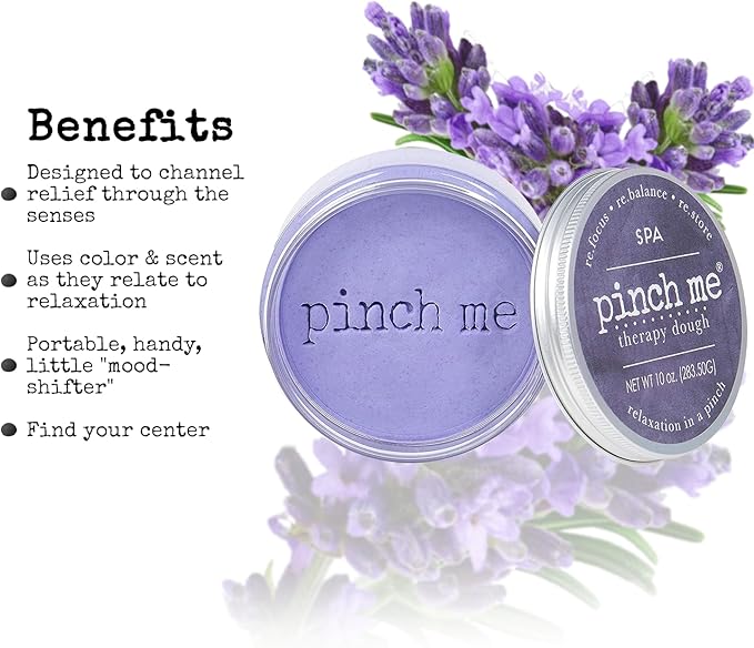 Pinch Me Therapy Dough - Holistic Aromatherapy Stress Relieving Putty - 10 Ounce Spa Scent