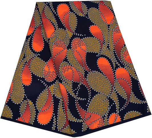 Africa Ankara Prints Wax 6 Yard Fabric African Fabric for Party Dress Craft DIY Sewing Textile Polyester Nigeria Tissu