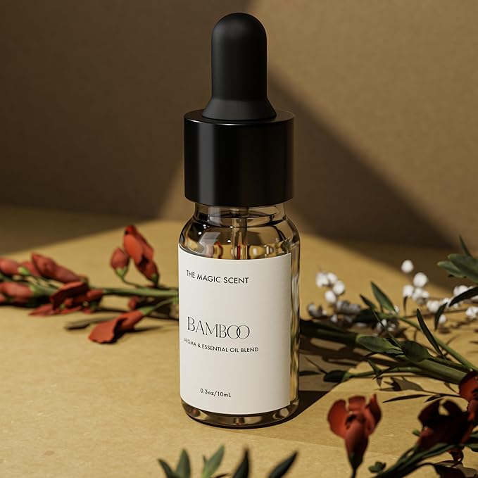 Bamboo Diffuser Oil - Cold-Air & Ultrasonic Scented Oils for Diffuser Inspired by The Four Seasons, Bora Bora - Essential Oils for Diffusers Aromatherapy (10 ml)