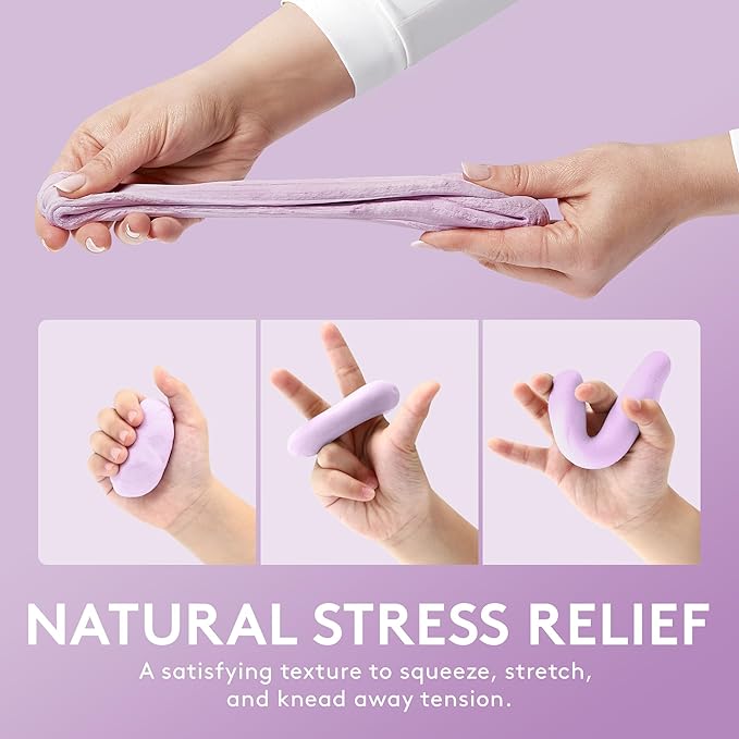 Special Supplies Scented Therapy Putty Dough - Infused with Pure Essential Oils for Aromatherapy and Meditation- Relaxation Gifts for Kids and Adults - Non-Stick (Lavender & Eucalyptus (4.5 oz))