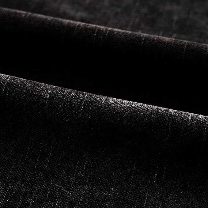 Foindtower Pack of 2 Soft Textured Throw Decorative Pillow Covers Square Accent Solid Cushion Cover Cozy Farmhouse Pillow Case with Zipper for Couch Sofa Bedroom Living Room 18x18 Inch, Black