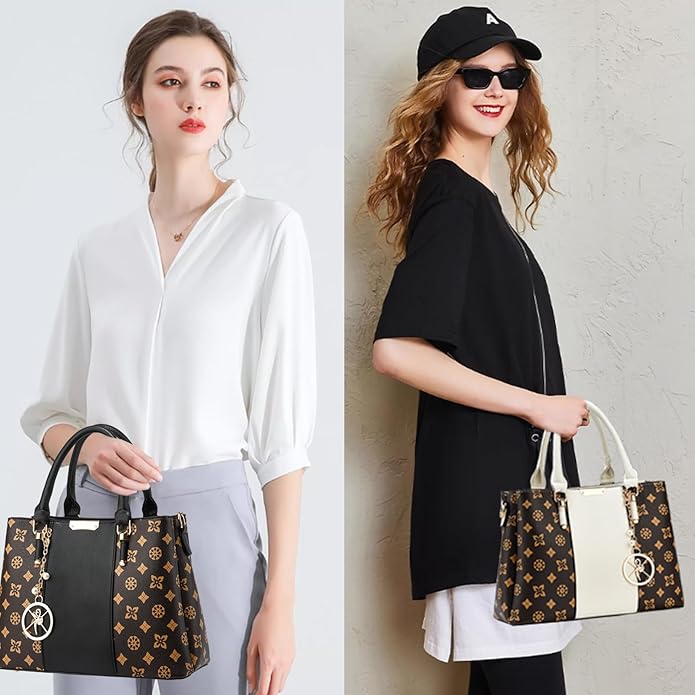 KURGOOL Women Purses and Handbags Top Handle Satchel Shoulder Bags Messenger Tote Bag for Ladie