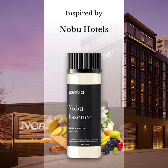Hotel Diffuser Oil – Inspired by Nobu Hotels, Aromatherapy Fragrance Oil for Home, Office, Living Room (20 ml / 0.67 Fl Oz)