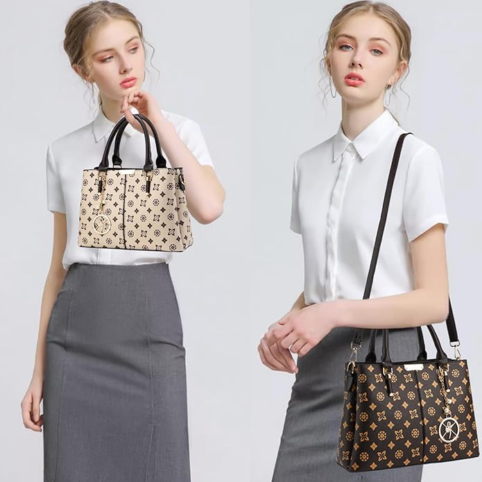 KURGOOL Women Purses and Handbags Top Handle Satchel Shoulder Bags Messenger Tote Bag for Ladie