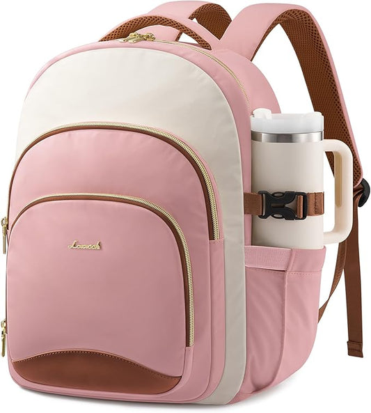 LOVEVOOK Laptop Backpack for Women, 15.6-Inch Work Backpack, Back to School Bookbag for College Student Teen Girls, Casual Personal Item Travel Bag Business Computer Daypack for Teacher Nurse, Gift