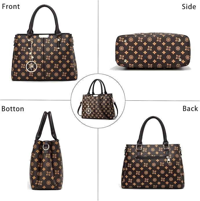 KURGOOL Women Purses and Handbags Top Handle Satchel Shoulder Bags Messenger Tote Bag for Ladie