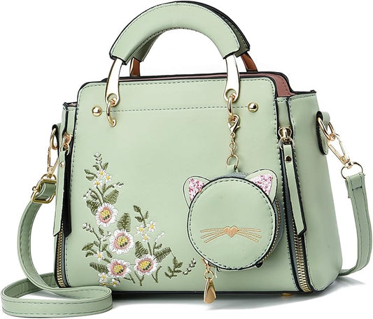 Xiaoyu Fashion Purses and Handbags for Women Ladies Crossbody Bags Top Handle Satchel Shoulder Bags Small Totes