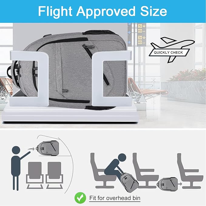 Asenlin Travel Laptop Backpack for Women & Men,Water Resistant Business Slim Sturdy Laptops Backpack with USB Charging Port,Fits 15.6 Inch Notebook College School Computer Bag-Grey