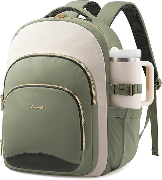 LOVEVOOK Laptop Backpack for Women, 15.6-Inch Work Backpack, Back to School Bookbag for College Student Teen Girls, Casual Personal Item Travel Bag Business Computer Daypack for Teacher Nurse, Gift