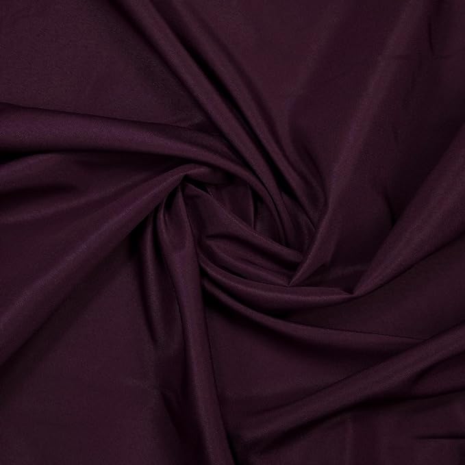 Gee Di Moda Rectangle Tablecloth - 90 x 132 Inch Eggplant - Heavy Duty Washable Polyester - 6 Ft Buffet Table, Holiday Party, Wedding & Baby Shower