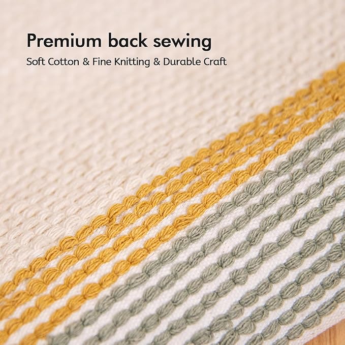 lifein 18x18 Pillow Covers Set of 2-Throw Pillow Cover,Tufted Boho Jacquard Pillow Covers,Farmhouse Decorative Pillow Cover,Pillow Cases for Gift,Couch,Sofa,Bed,Chair,Living Room,Home Decor(18x18inch)