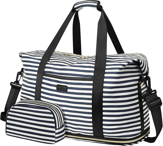 Expandable Travel Duffle Bags Weekender Overnight Bags for Women Men Hospital Bag for Women Labor Delivery with Toiletry Bag Waterproof