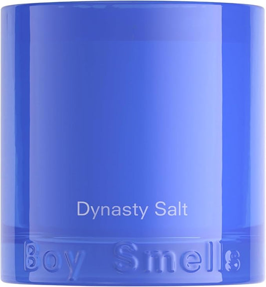 Boy Smells Dynasty Salt Cotton Candle - 8.5 oz Luxury Candle with Pink Pepper, Cotton Accord, and Musk - Cotton Wick - Up to 50-Hour Burn - Cotton Wick