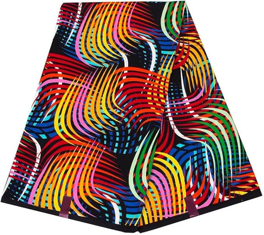 Africa Ankara Prints Wax 6 Yard Fabric African Fabric for Party Dress Craft DIY Sewing Textile Polyester Nigeria Tissu