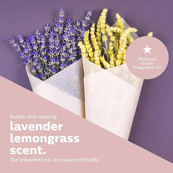 ThreeKin Scented Candles Engagement Gift, Natural Soy Wax Candles for Home, Relaxing Aromatherapy, Lavender Lemongrass Essential Oils, Long Lasting Candle Burns for 75 Hours, Gift for Her