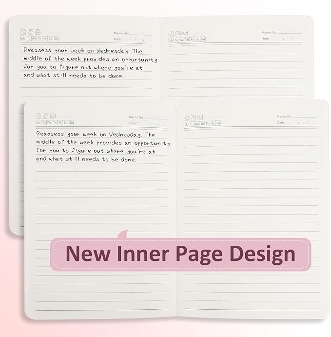 Ddaowanx Kraft Notebooks, Journals in Bulk, Lined Paper, 72 Pages, 36 Sheets, 80GSM, 8.3x5.5 Inch, A5 Size, Travel Writing Notebook for Office School Supplies (Lined-48pack, Gradient)