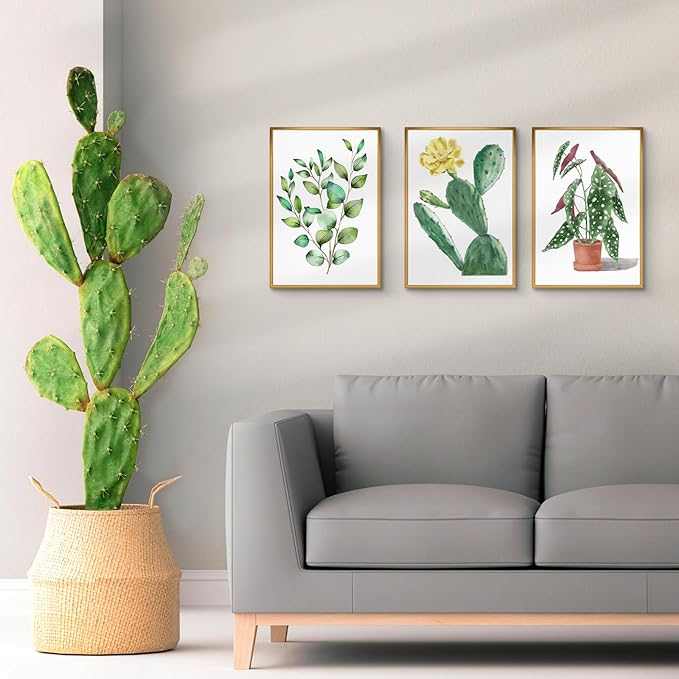 Golden State Art 13x19 Picture Frame 3 Pack - Aluminum Frames with 11x17 Removable Mats & Real Glass, Display 13x19 Posters or 11x17 Photos - Bronze Gallery Wall Frames for Home Office Decor