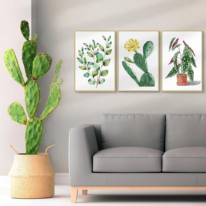 Golden State Art 16x24 Picture Frame 3 Pack - Aluminum Frames with 12x18 Removable Mats & Real Glass, Display 16x24 Posters or 12x18 Photos - Gold Gallery Wall Frames for Home Office Decor