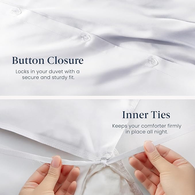 Ella Jayne Twin Duvet Cover (2 Pcs), 100% Cotton Percale, Twin/Twin XL, Soft, Breathable & Lightweight Including Duvet Cover (1 Piece) 68" x 90" Inches with 1 Pillow Shams (Dark Green Design)